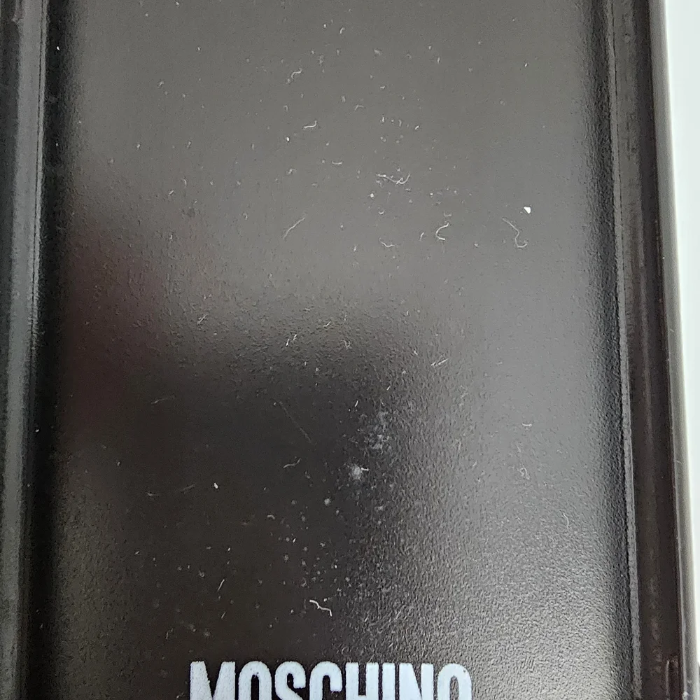 Moschino Roman Teddy Bear iPhone X/XS Case - Black Centurion Motif